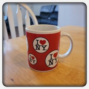 EUC I Love NY Red Mug